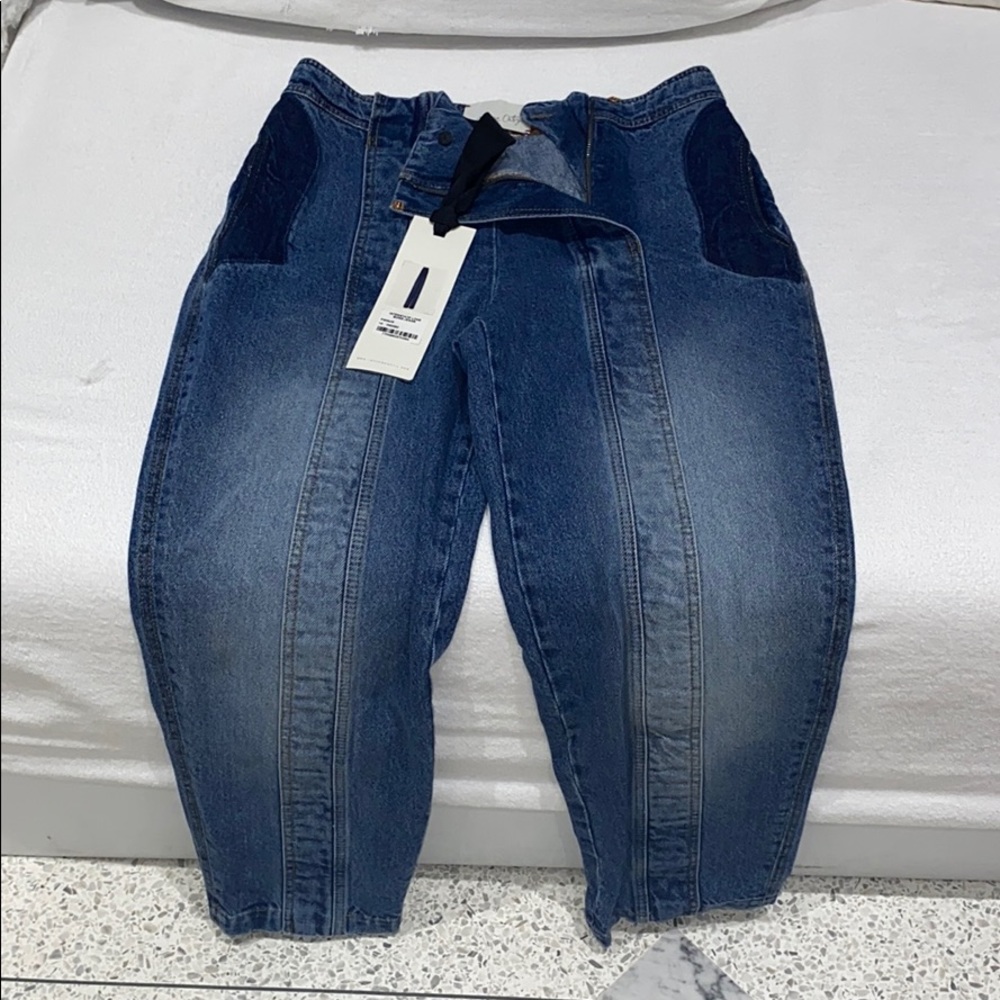 Johanna Ortiz High Waisted Jeans, Size 10
